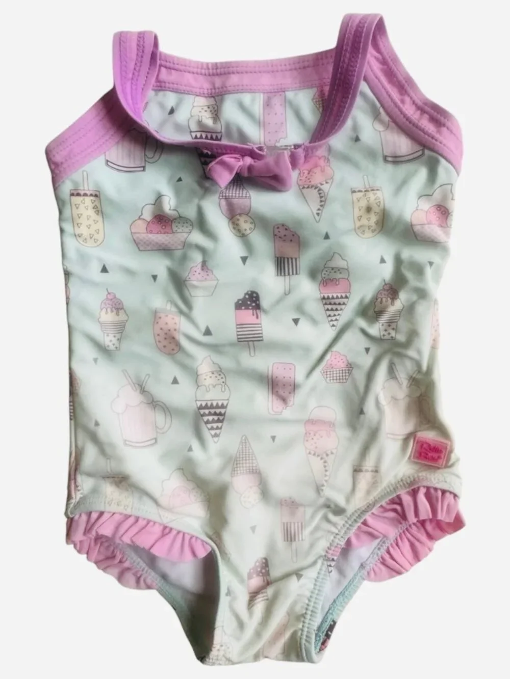 Ruffle Butts Size 3T ICE CREAM Swimsuit